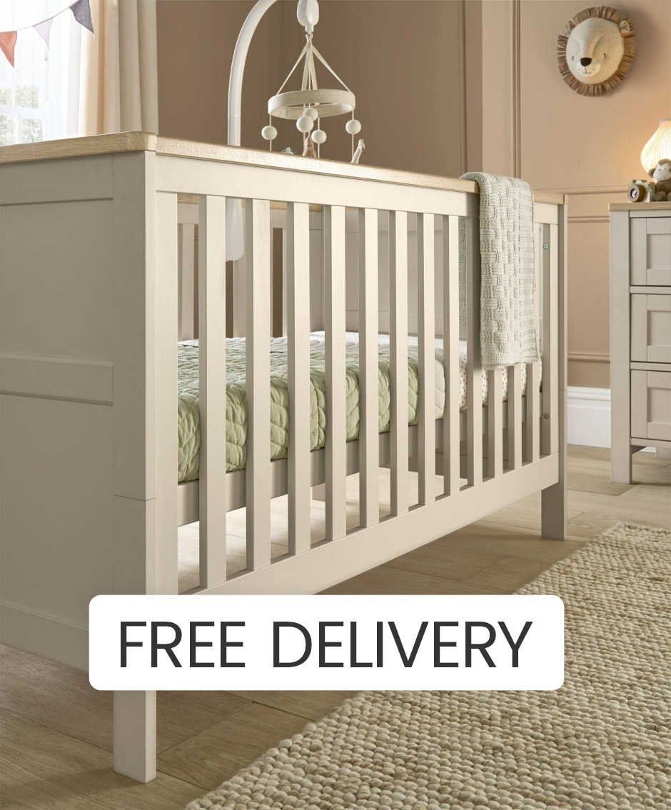 Mamas & Papas Wedmore Cotbed - Cashmere - Converts to Toddler Bed