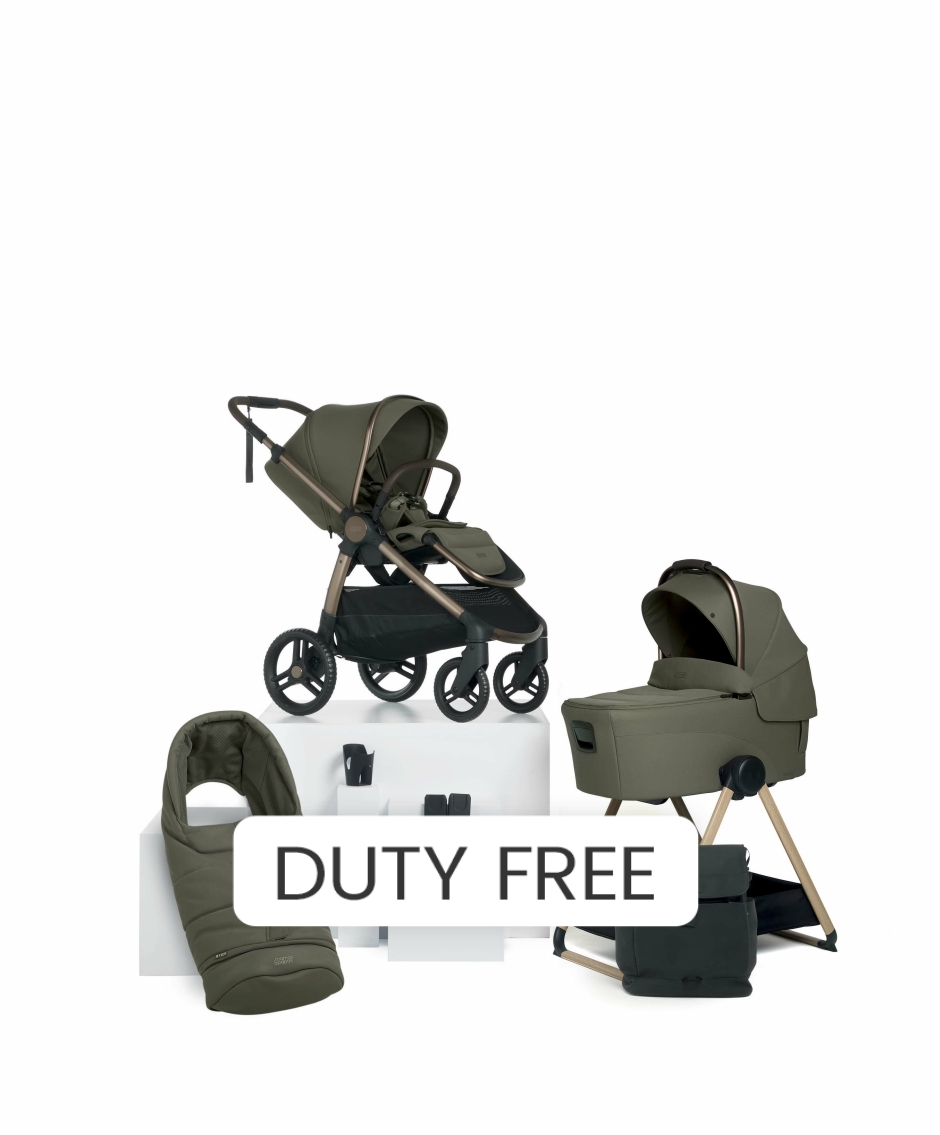 Ocarro 2 Essential Pushchair Bundle (7 Pieces) - Evergreen