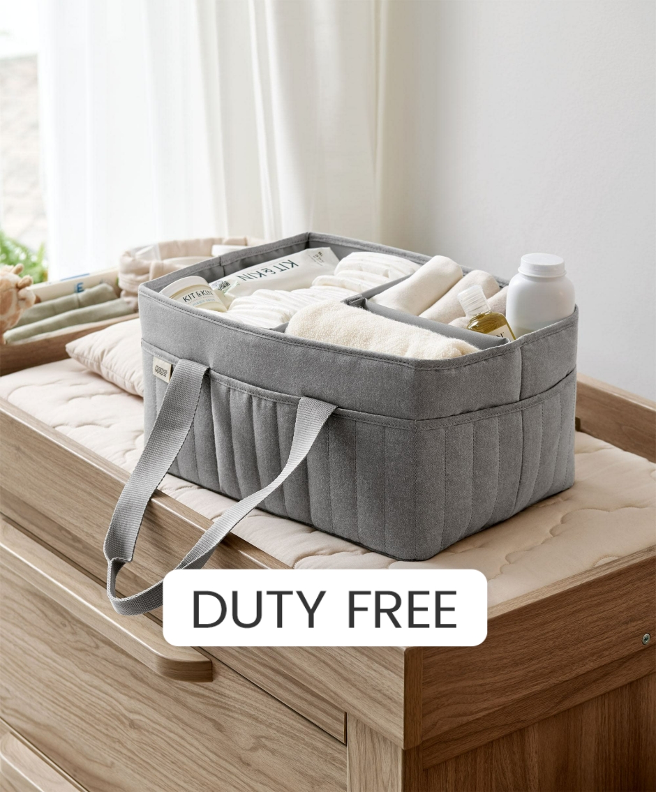 Nappy Caddy - Charcoal Grey