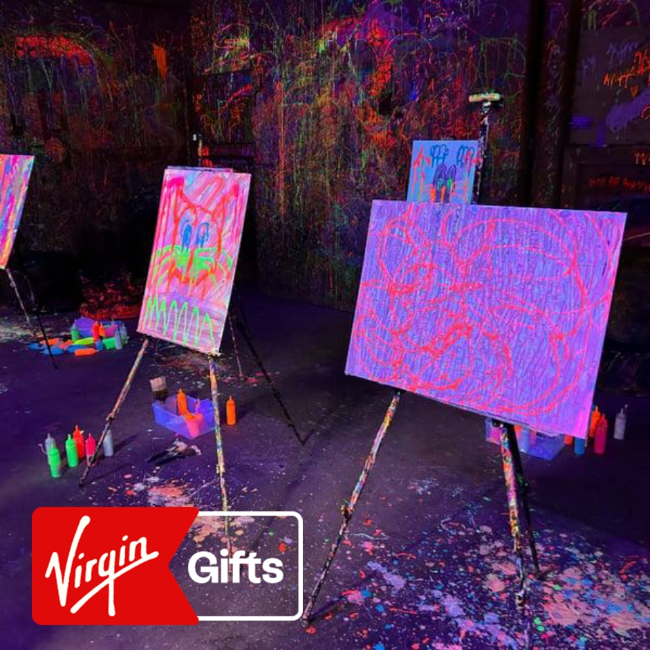 Glow in the Dark Splatter Paint Session | Entertainment & Games | Splatter Rooms | California | Los Angeles | Virgin Gifts / Vouchers