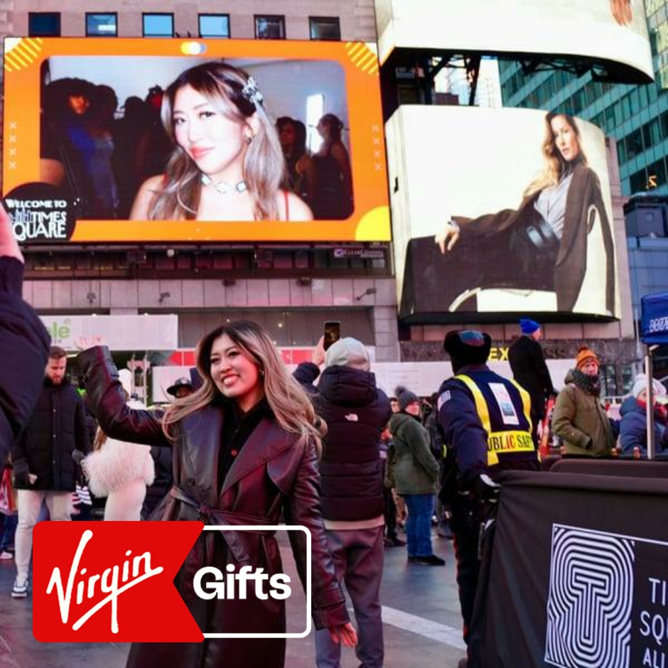 Message in the Sky: Personalized Billboard Experience in Times Square | Tours & Sightseeing | Attractions | New York City | Virgin Gifts / Vouchers