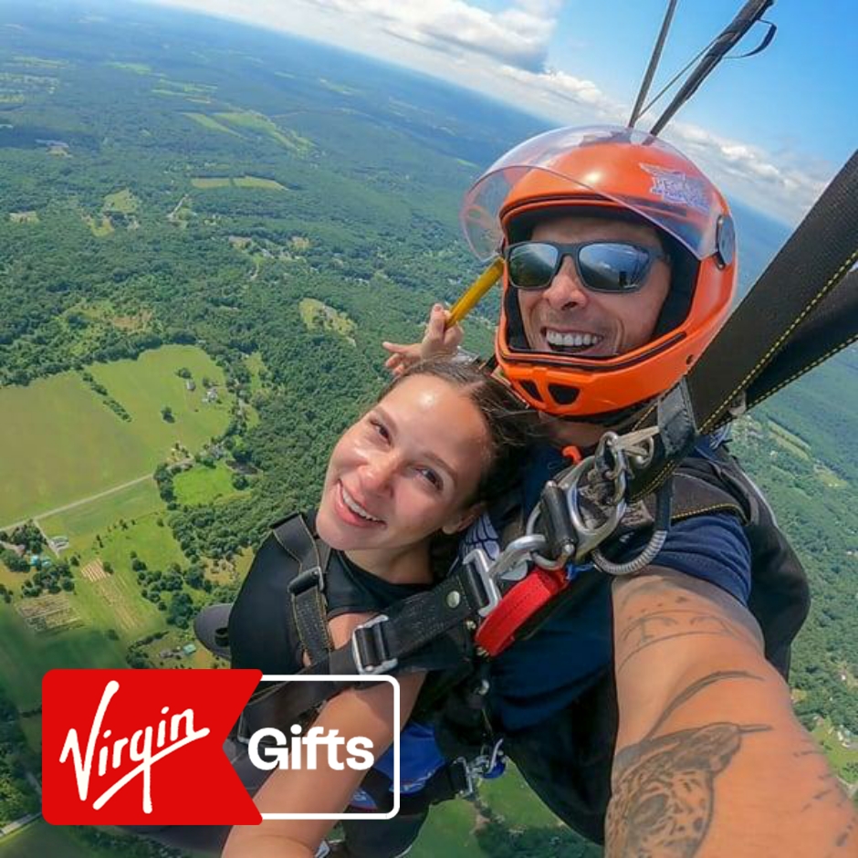 Tandem Skydive Over the Poconos | Adventure Activities | Skydiving | New Jersey | New York City | Virgin Gifts / Vouchers