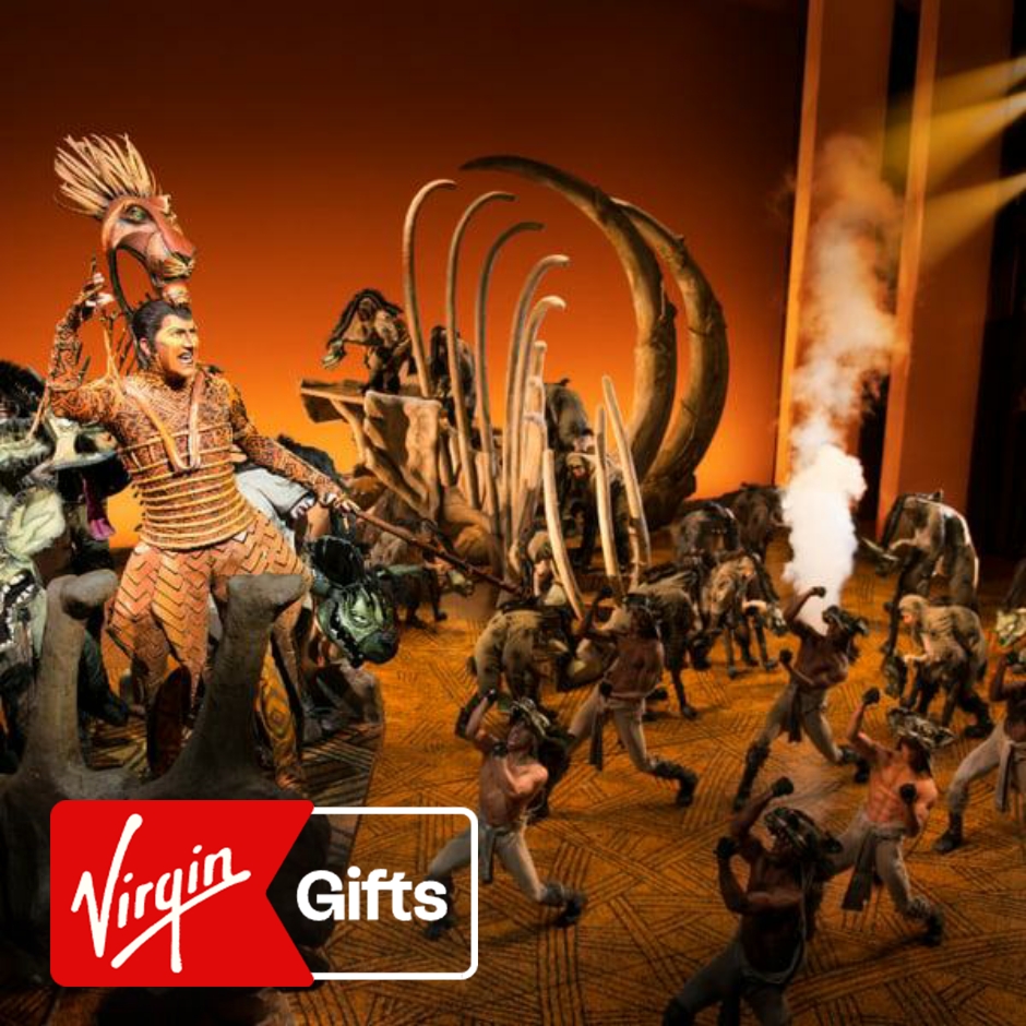 THE LION KING Broadway Theater Tickets for Two | Attractions | New York | New York City | Virgin Gifts / Vouchers