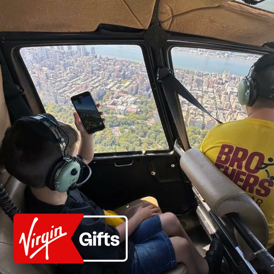 Private Doors-On Helicopter Tour for Two Over the Brooklyn Bridge | Flying Experience Gifts | Helicopter Tours | New Jersey | Virgin Gifts / Vouchers
