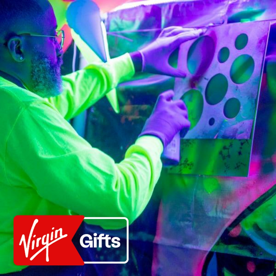 Glow-in-the-Dark Spray Paint and Stencil Art Workshop | Entertainment & Games | Illinois | Chicago | Virgin Gifts / Vouchers
