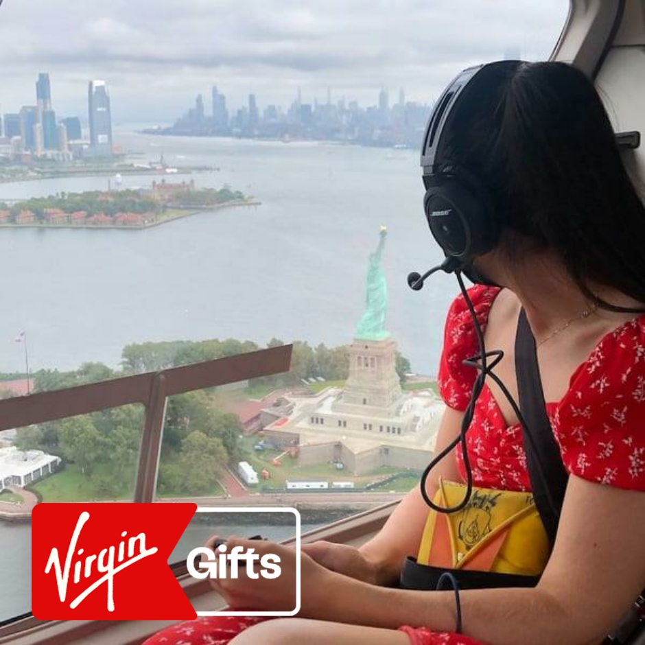 Manhattan Helicopter Tour with Wine and Jazz Sail for Two | Flying Experience Gifts | Helicopter Tours | New York City | Virgin Gifts / Vouchers