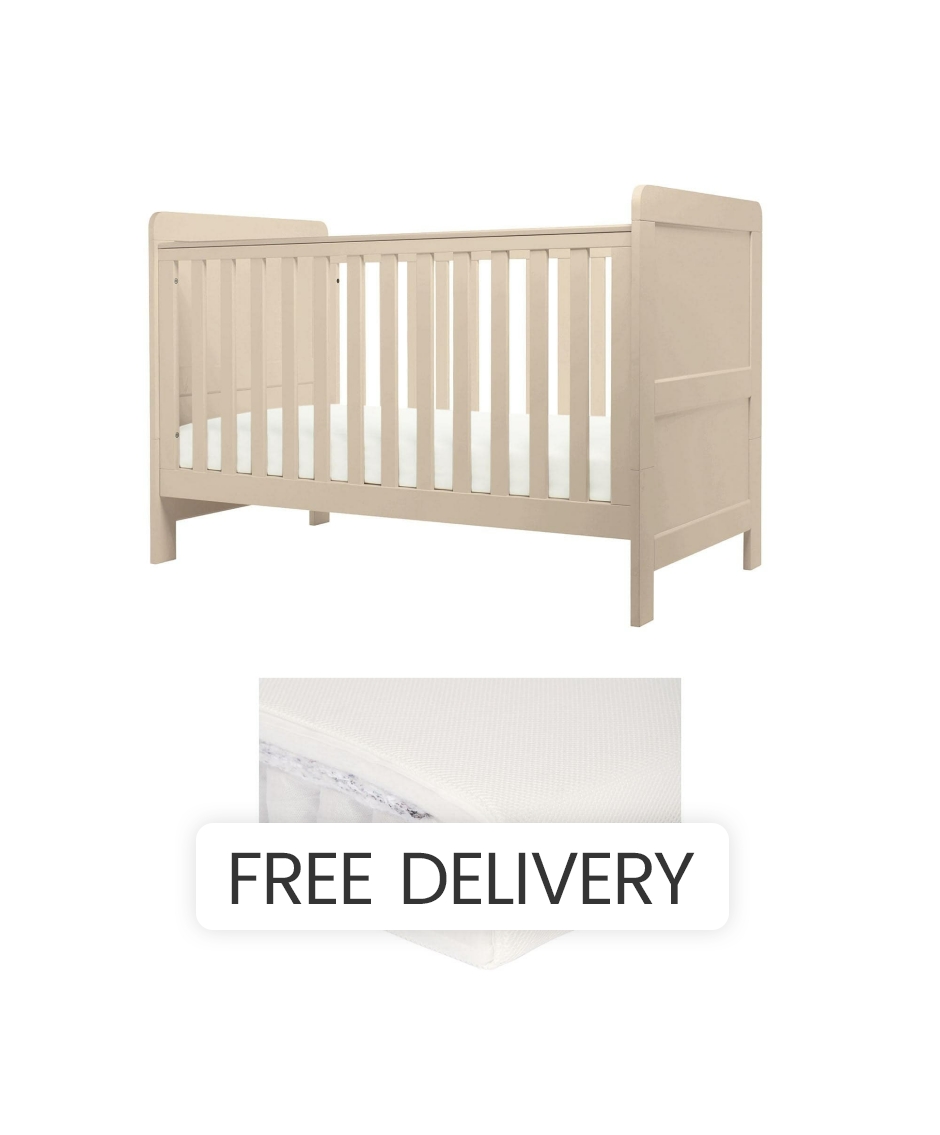 Mamas & Papas Hampden Cotbed - Cashmere - Convertible Cotbed - Birth to 4 Years