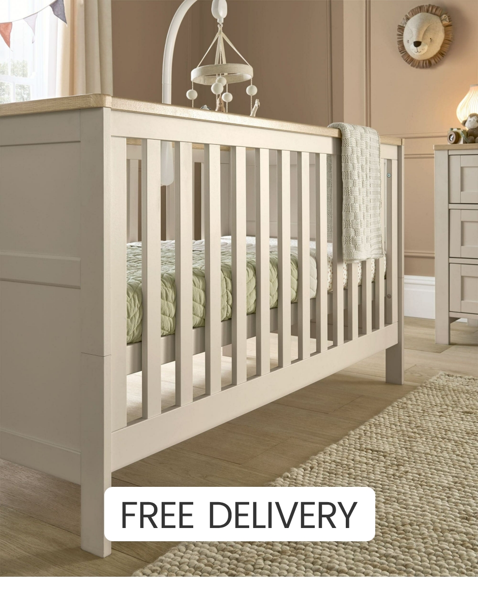 Mamas & Papas Wedmore Cotbed - Cashmere - Converts to Toddler Bed