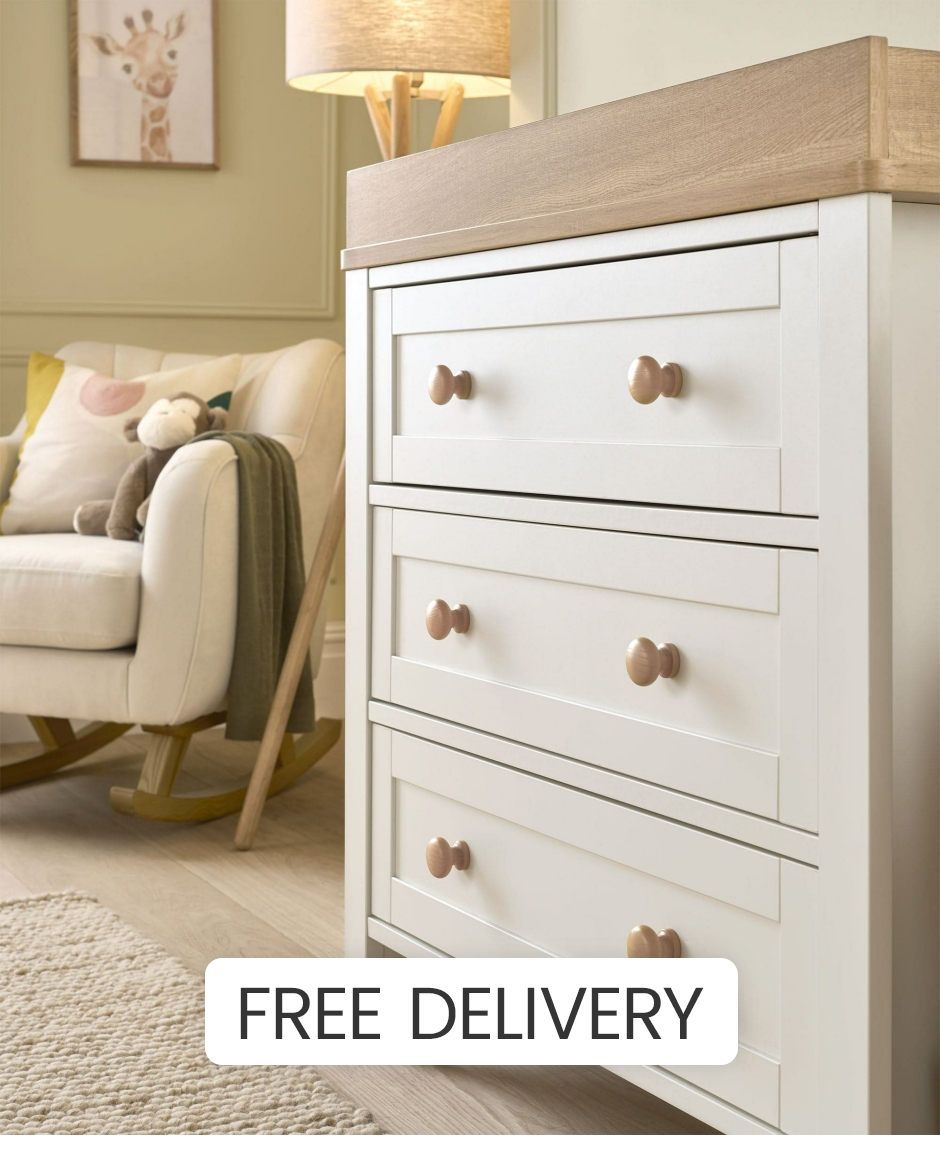 Mamas & Papas Wedmore Dresser Changer - Wood - White