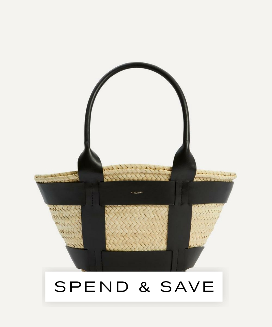 DeMellier Women’s The Santorini Basket Bag | Black | Luxury Gift