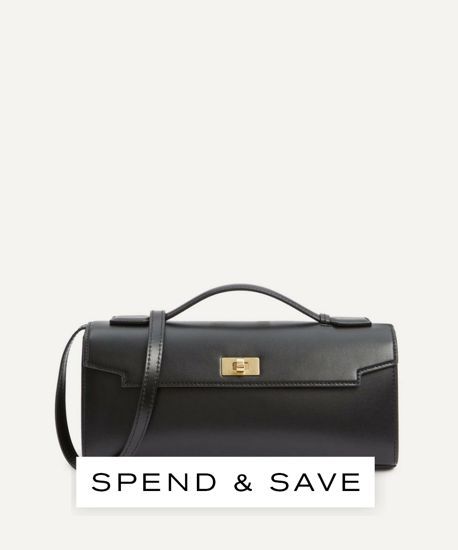 Anya Hindmarch Women’s Mortimer Clutch Bag | Black | Luxury Gift