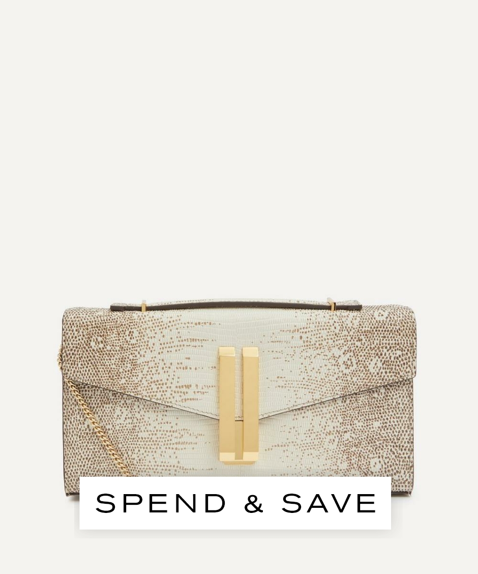DeMellier Women’s Vancouver Clutch Bag | Lizard | Luxury Gift