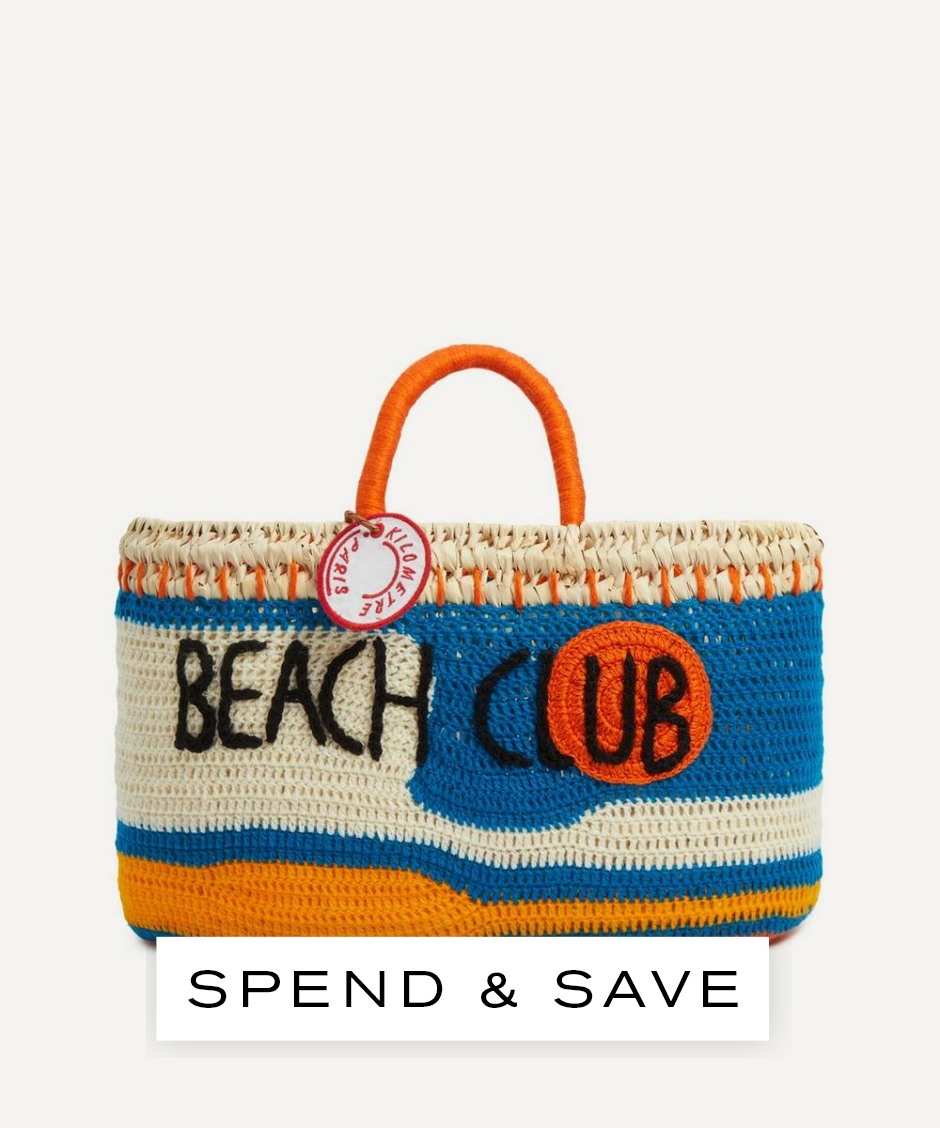 Kilometre Paris Women’s Beach Club Undercover Medium Basket Bag | Multi | Size 39 40 | Luxury Gift