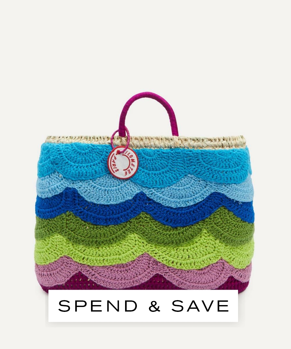 Kilometre Paris Women’s Texture Undercover Big Basket Bag | Multi | Size 39 40 | Luxury Gift