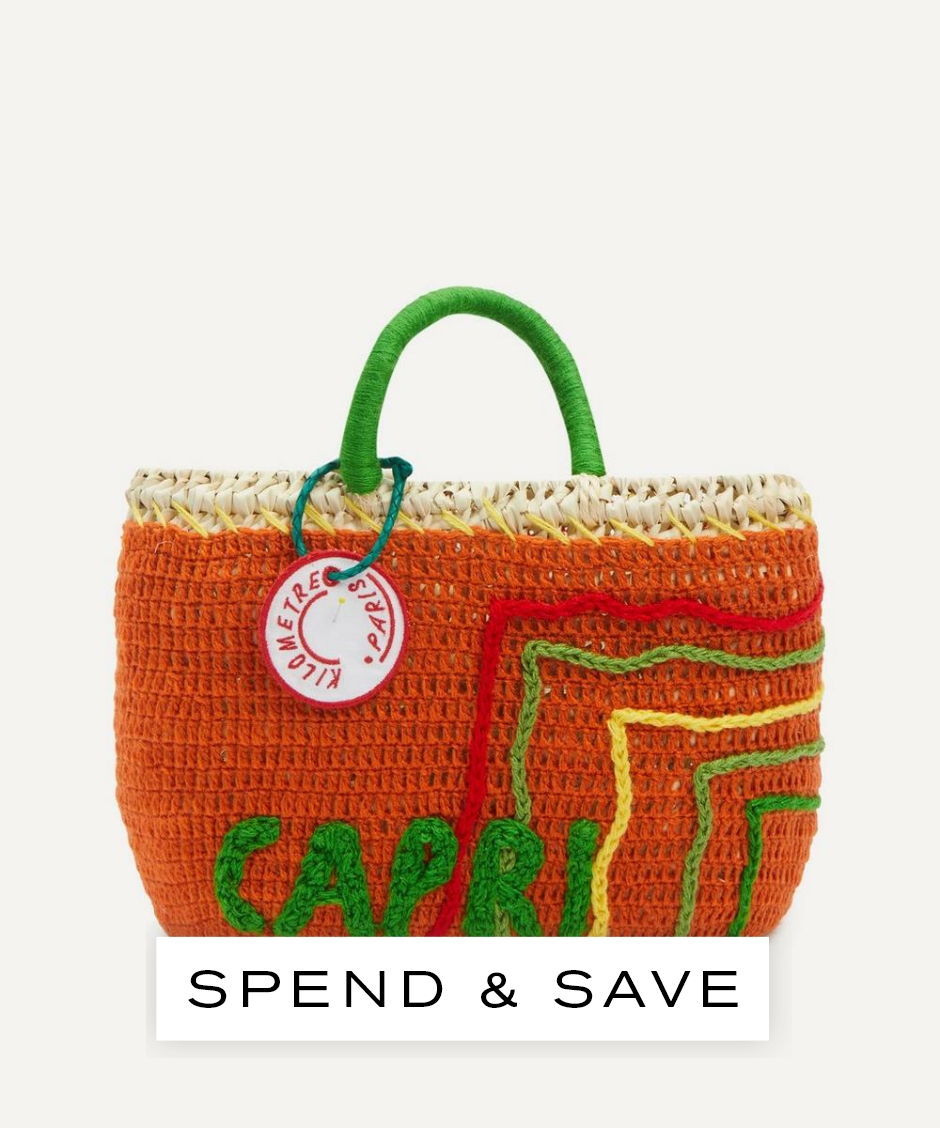 Kilometre Paris Women’s Capri Undercover Micro Basket Bag | Orange | Size 39 40 | Luxury Gift