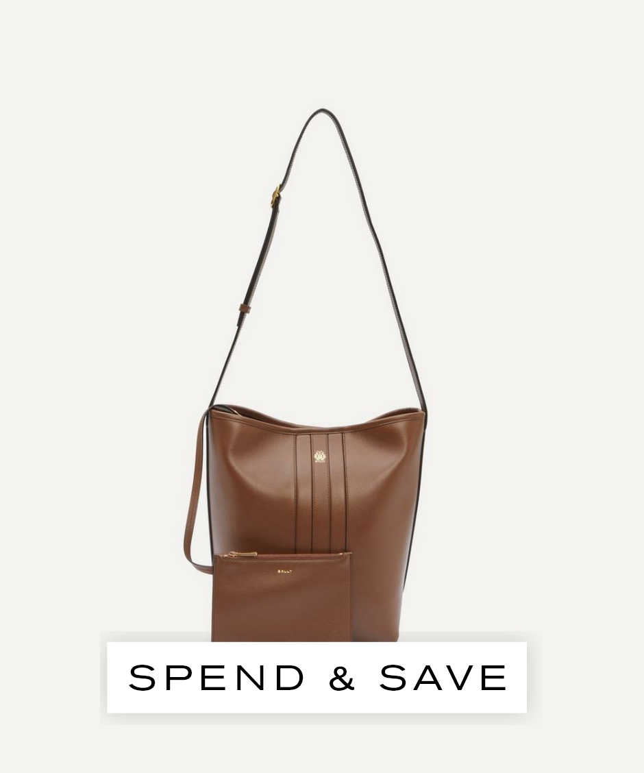 Bally Women’s Beckett Bucket Bag in Brown Leather | Luxury Gift