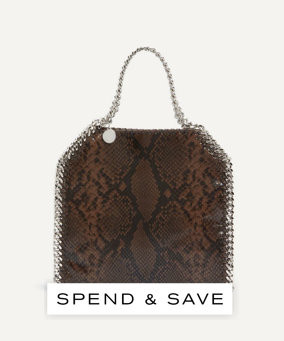 Stella McCartney Women’s Falabella Espresso Mini Tote Bag | Luxury Gift