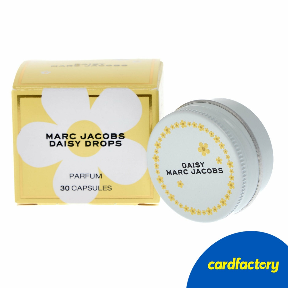 Image of Marc Jacobs Daisy Drops Signature Scent Capsules for Her | 30 Capsules | Convenient On-the-Go Fragrance | Stylish Aluminium Tin | Perfect Gift