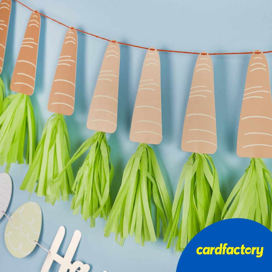 Image of Carrot Tassel Banner 2m