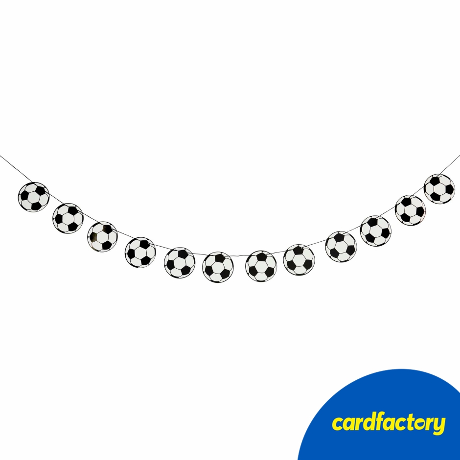 Image of Football Card Garland 2.5m