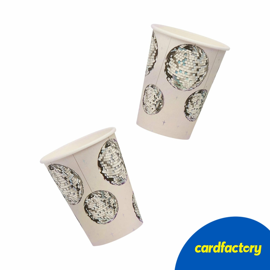 Image of Disco Paper Cups - Pack of 8