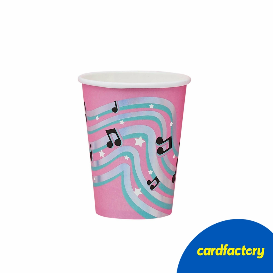 Image of Musical Note Paper Cups - Pack of 8