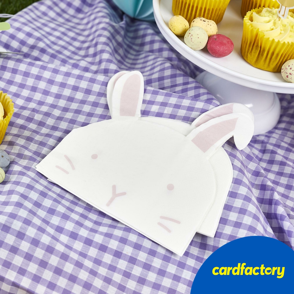 Image of Bunny Paper Napkins - Pack of 16