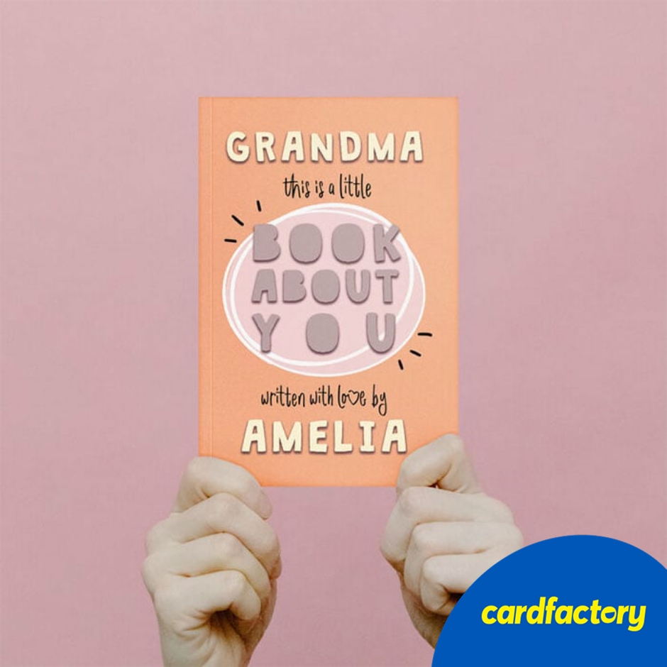 Image of Fill in Your Words for Grandma A5 Personalised Book
