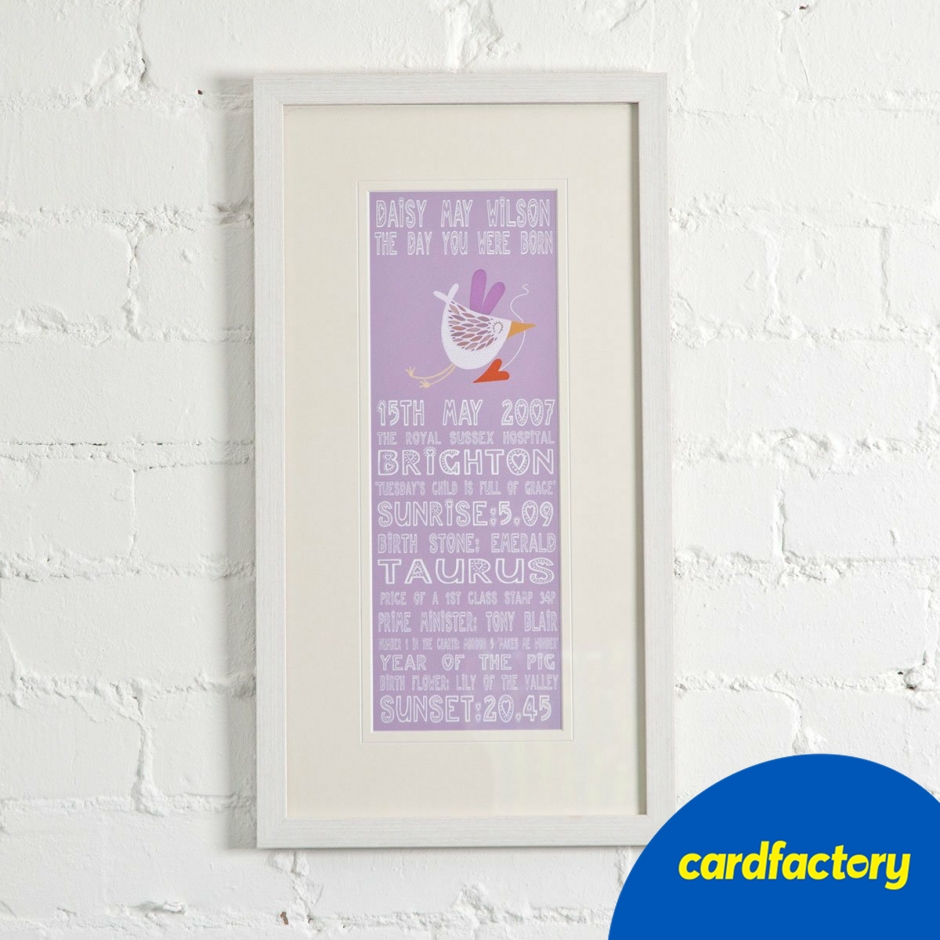 Image of Personalised Print - Day You Were Born