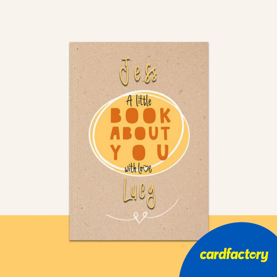 Image of Personalised Fill In With Your Words Book About Friends Softback
