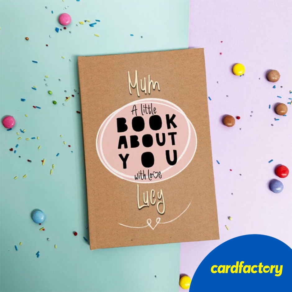 Image of Fill in Your Words for Mum from older child or adult A5 Personalised Book