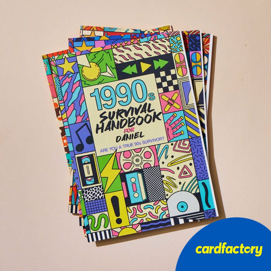Image of Personalised 1990s Nostalgia Survival Book - Paperback