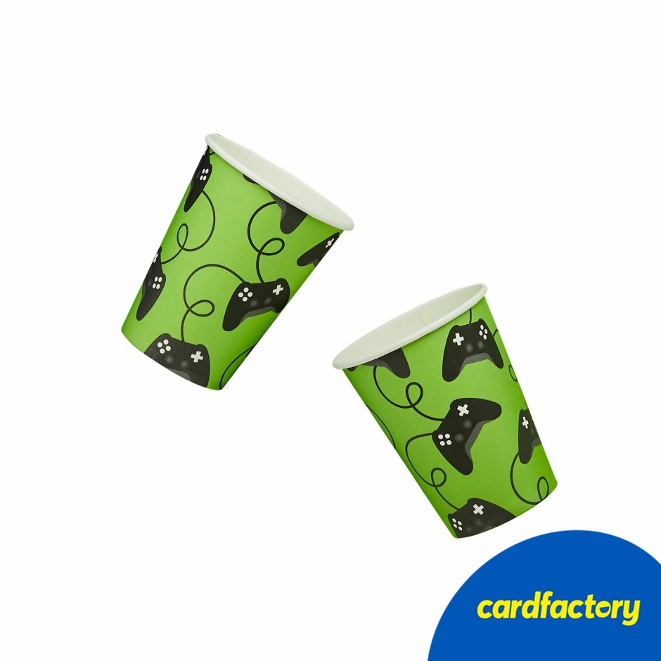 Image of Game Controller Paper Cups - Pack of 8