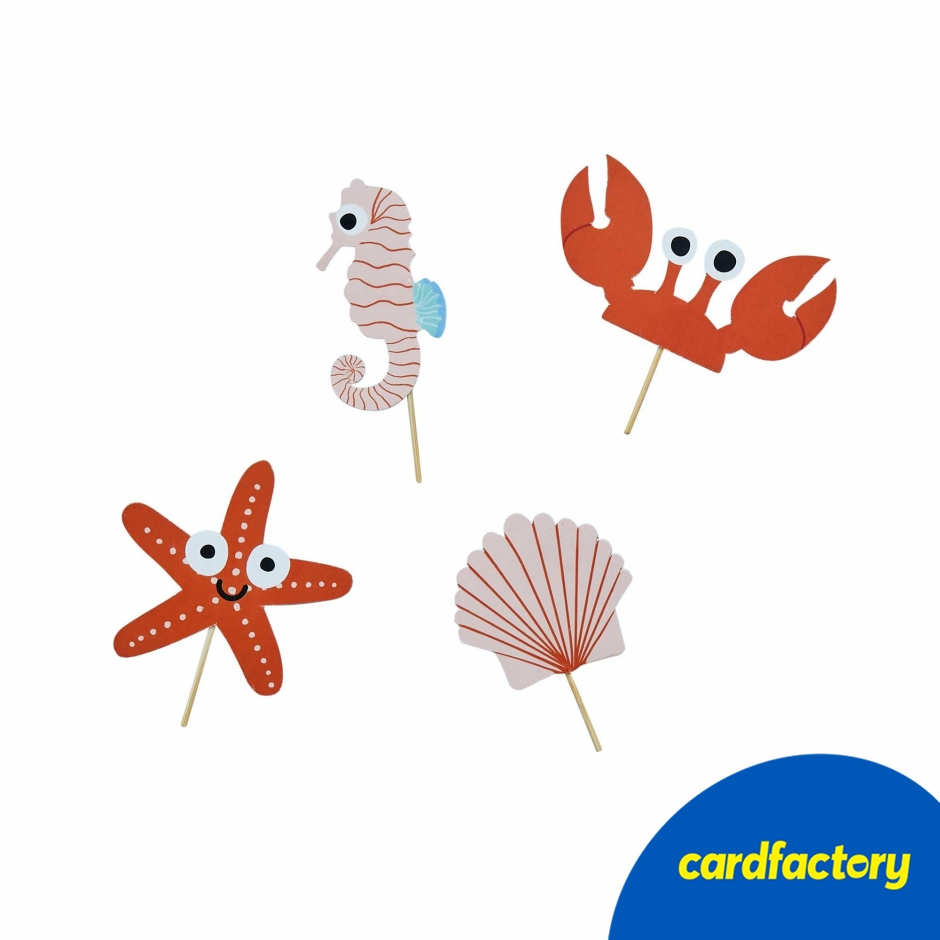 Image of Sea Friends Food Picks - Pack of 12