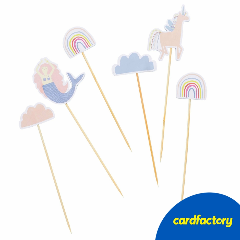 Image of Enchanted Cake Topper Set - Pack of 6