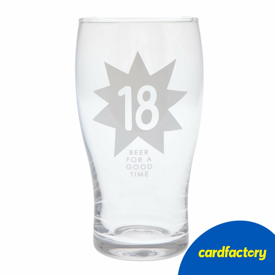 Image of 18 Beer For A Good Time Pint Glass