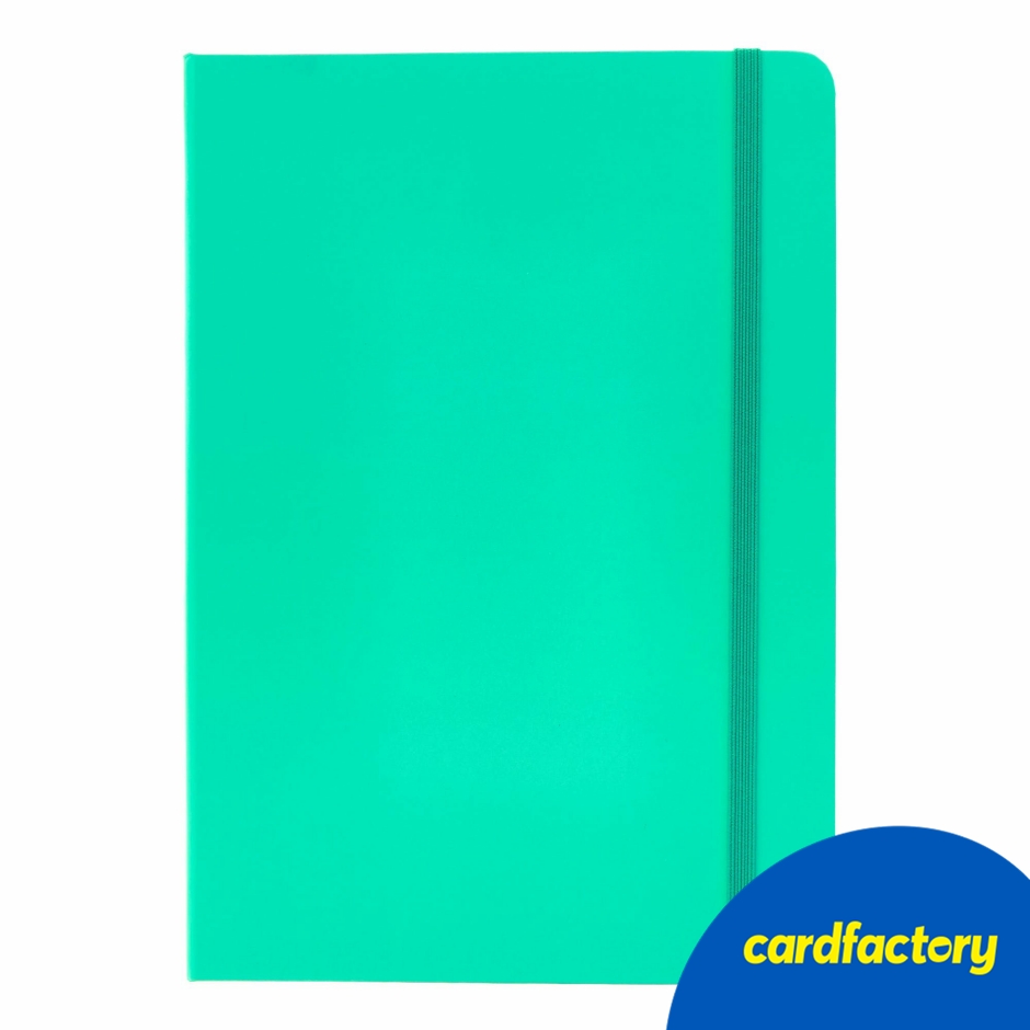 Image of Aqua A5 Lined Notebook