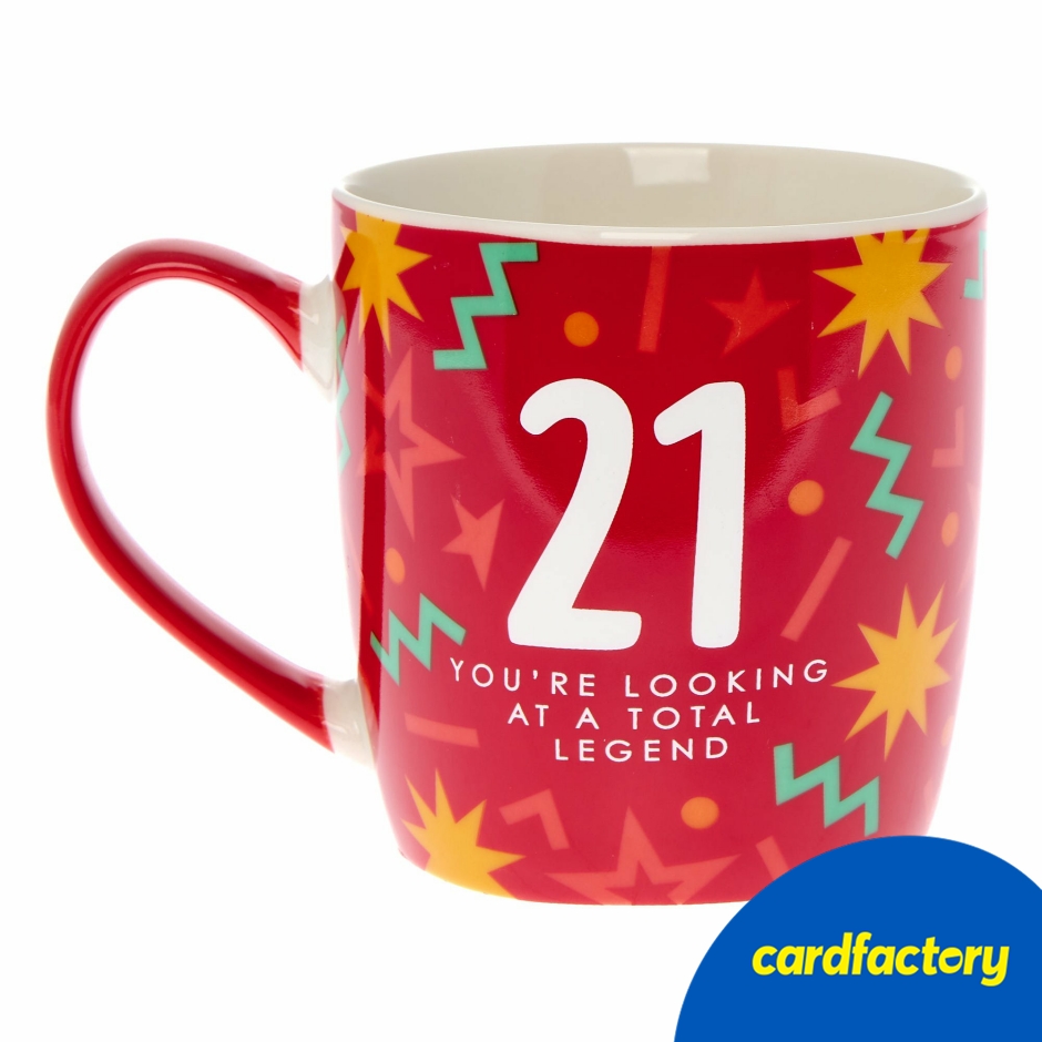 Image of 21 You're Looking At A Total Legend Mug In A Box