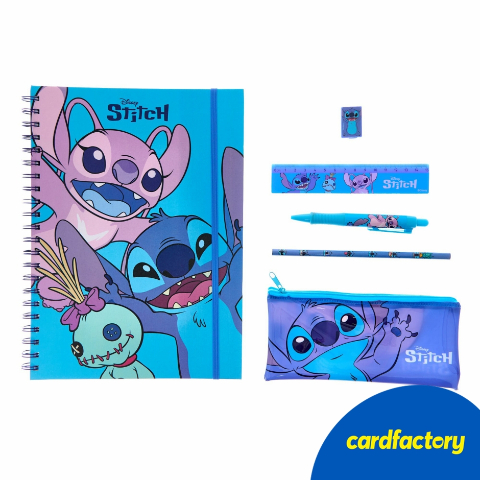 Image of Stitch A4 Bumper Stationery Set | Gift for Disney Stitch Fan | Cardfactory