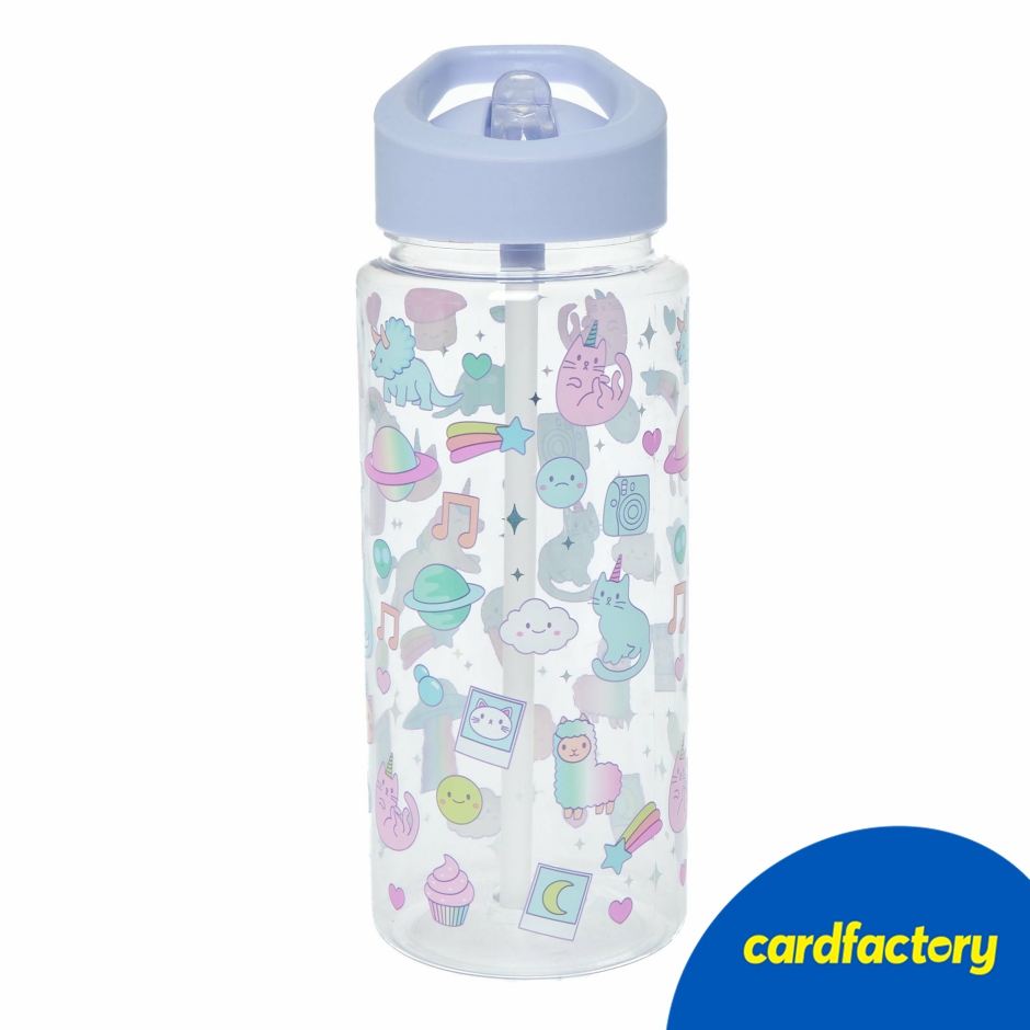 Image of Magical Cat Water Bottle | Plastic Bottle With Screw Top | Cardfactory