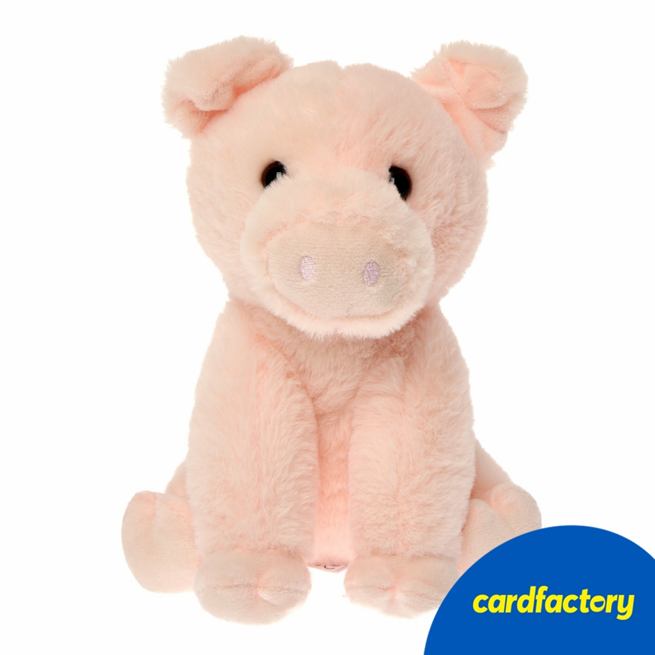 Image of Small Pig Soft Toy | Soft Pig Plush Toy | Polyester Material | Cardfactory