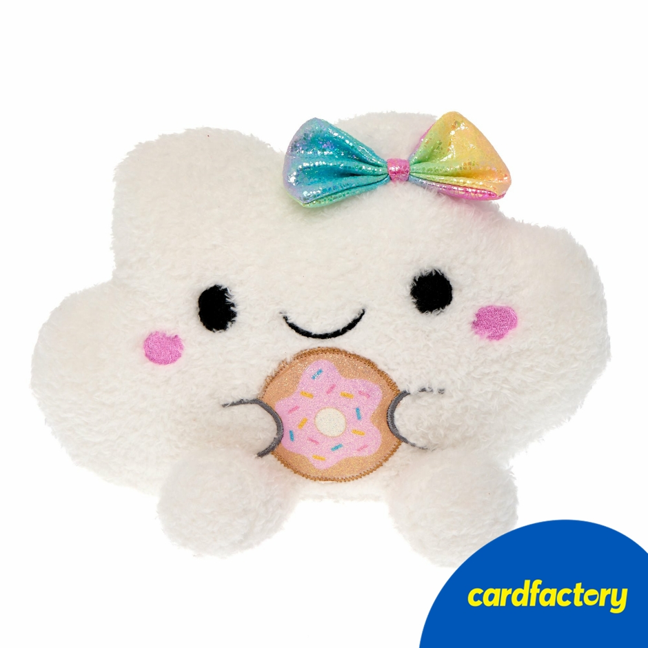 Image of Small Cloud With Donut Soft Toy
