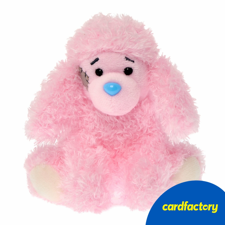 Image of My Blue Nose Friends Rosa the Poodle Collectable Beanie | Soft Plush Toy | Hand Finished | 12cm x 11cm x 14cm