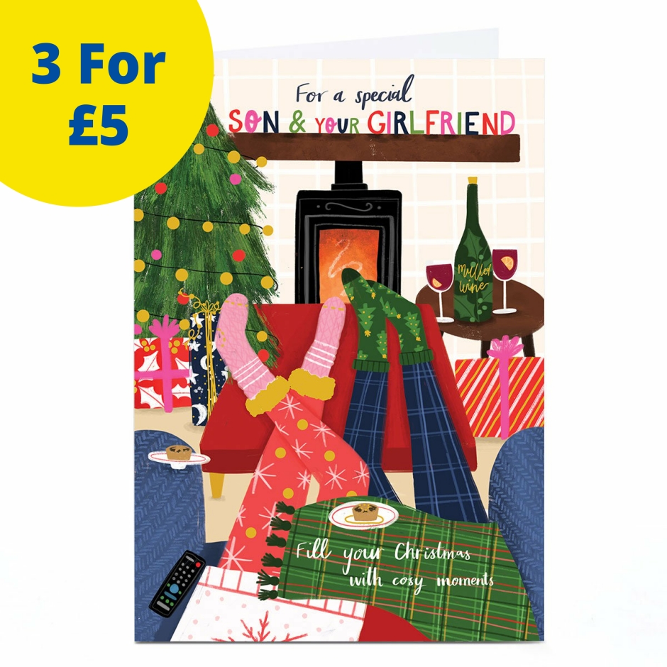 Image of Christmas Card - A Special Son &amp; Your Girlfriend | Christmas Cards