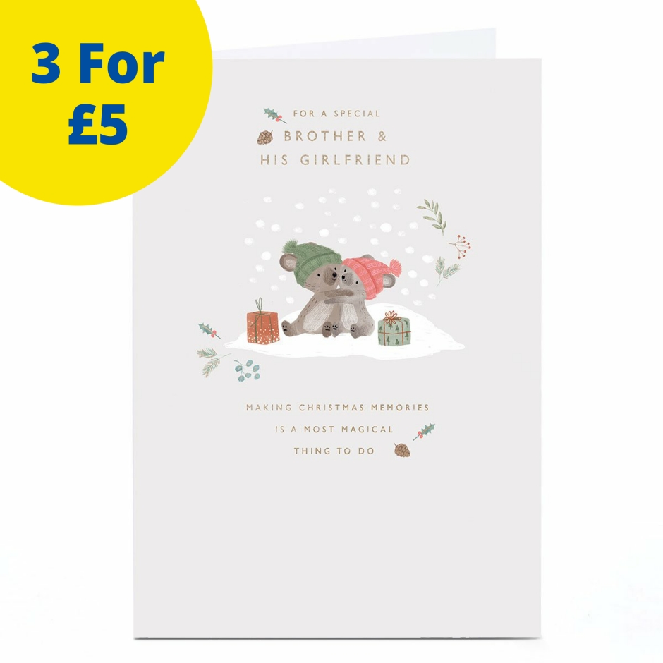 Image of Christmas Card - A Special Brother And His Girlfriend | Christmas Cards