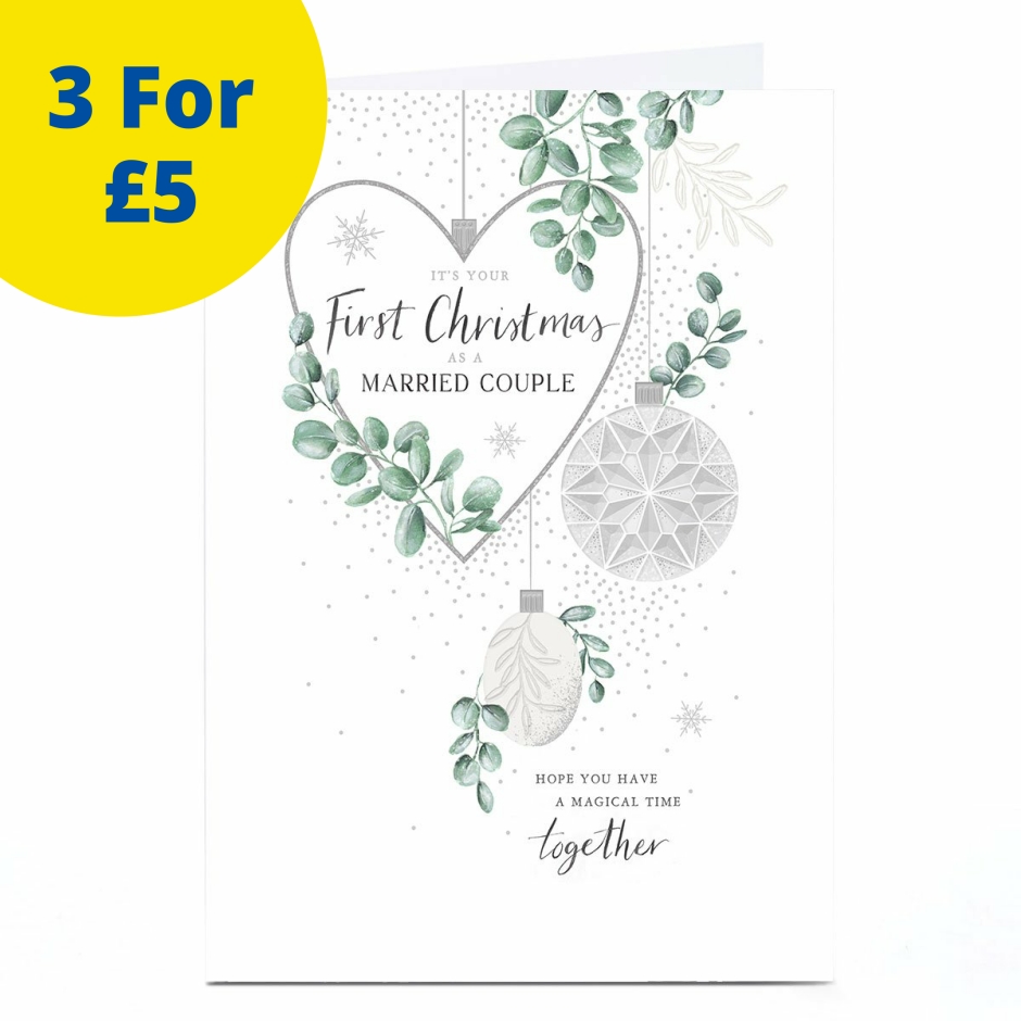 Image of Christmas Card - First Christmas As A Married Couple | Christmas Cards