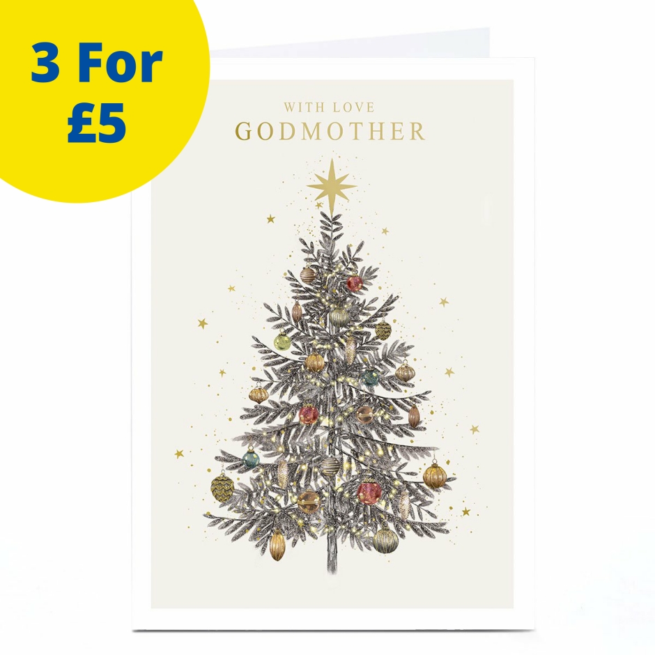 Image of Christmas Card - With Love Godmother | Christmas Cards