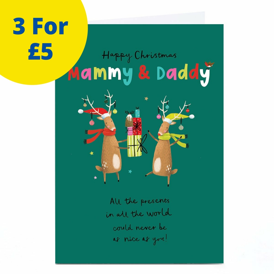 Image of Christmas Card - Happy Christmas Mammy &amp; Daddy | Christmas Cards