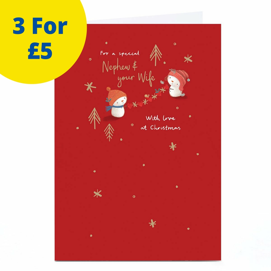 Image of Christmas Card - For A Special Nephew &amp; Your Wife | Christmas Cards