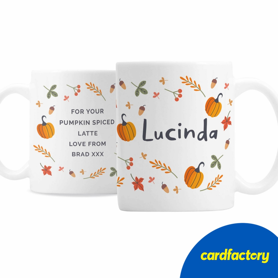 Image of Personalised Pumpkin Mug